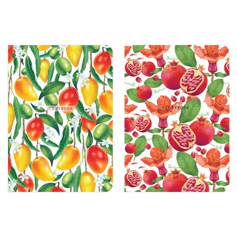 Тетради В5 Brauberg SoftTouch Фрукты 60 листов, клетка (2 шт) 403822 цена за 2 шт , 